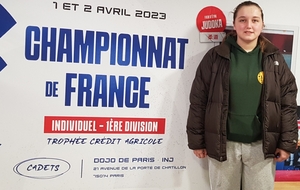 Championnat de France cadets 1ère division à Paris