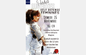 Initiation self défense ouverte à toutes les féminines à partir de 12 ans même débutantes de 10h à 12h à Blagnac ! 